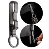 Maxbell Fashion Belt Keychain Lightweight Unisex Custom Titanium Alloy Keyring