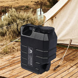 Maxbell Food Grade Water Storage Bucket with Faucet Jug Durable for Home Black