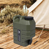 Maxbell Food Grade Water Storage Bucket with Faucet Jug Durable for Home Green