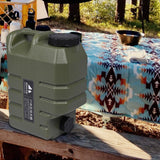 Maxbell Food Grade Water Storage Bucket with Faucet Jug Durable for Home Green