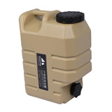 Maxbell Food Grade Water Storage Bucket with Faucet Jug Durable for Home Khaki