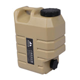 Maxbell Food Grade Water Storage Bucket with Faucet Jug Durable for Home Khaki
