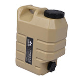 Maxbell Food Grade Water Storage Bucket with Faucet Jug Durable for Home Khaki