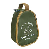 Maxbell Outdoor Sierra Bowls Cup Storage Bag Picnic Tableware Carrying Bag for BBQ Green