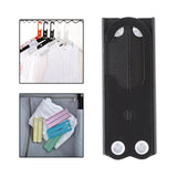 Maxbell Travel Hangers Metal Folding Clothes Hangers Space Saving Heavy Duty Durable Black