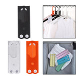 Maxbell Travel Hangers Metal Folding Clothes Hangers Space Saving Heavy Duty Durable Black
