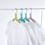 Maxbell Travel Hangers Metal Folding Clothes Hangers Space Saving Heavy Duty Durable Black