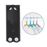Maxbell Travel Hangers Metal Folding Clothes Hangers Space Saving Heavy Duty Durable Black