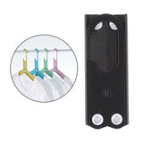Maxbell Travel Hangers Metal Folding Clothes Hangers Space Saving Heavy Duty Durable Black