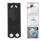 Maxbell Travel Hangers Metal Folding Clothes Hangers Space Saving Heavy Duty Durable Black