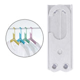 Maxbell Travel Hangers Metal Folding Clothes Hangers Space Saving Heavy Duty Durable Silver