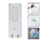 Maxbell Travel Hangers Metal Folding Clothes Hangers Space Saving Heavy Duty Durable Silver