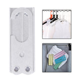 Maxbell Travel Hangers Metal Folding Clothes Hangers Space Saving Heavy Duty Durable Silver