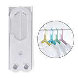 Maxbell Travel Hangers Metal Folding Clothes Hangers Space Saving Heavy Duty Durable Silver