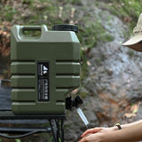 Maxbell 15L Capacity Camping Water Storage Jug with Faucet for Camping Hiking Travel Green