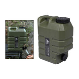 Maxbell 15L Capacity Camping Water Storage Jug with Faucet for Camping Hiking Travel Green