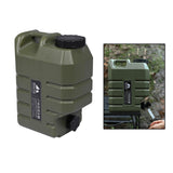 Maxbell 15L Capacity Camping Water Storage Jug with Faucet for Camping Hiking Travel Green