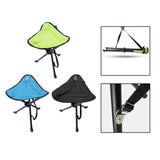 Maxbell Portable Folding Stool Lightweight Footstool for Backpacking Garden BBQ Green
