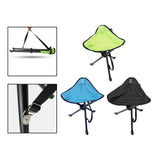 Maxbell Portable Folding Stool Lightweight Footstool for Backpacking Garden BBQ Green