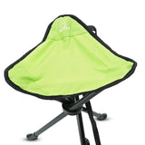 Maxbell Portable Folding Stool Lightweight Footstool for Backpacking Garden BBQ Green