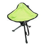 Maxbell Portable Folding Stool Lightweight Footstool for Backpacking Garden BBQ Green