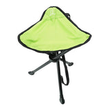 Maxbell Portable Folding Stool Lightweight Footstool for Backpacking Garden BBQ Green