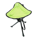 Maxbell Portable Folding Stool Lightweight Footstool for Backpacking Garden BBQ Green