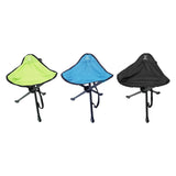Maxbell Portable Folding Stool Lightweight Footstool for Backpacking Garden BBQ Green