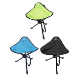 Maxbell Portable Folding Stool Lightweight Footstool for Backpacking Garden BBQ Green