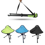 Maxbell Portable Folding Stool Lightweight Footstool for Backpacking Garden BBQ Green