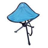 Maxbell Portable Folding Stool Lightweight Footstool for Backpacking Garden BBQ Blue