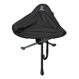 Maxbell Portable Folding Stool Lightweight Footstool for Backpacking Garden BBQ Black