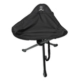 Maxbell Portable Folding Stool Lightweight Footstool for Backpacking Garden BBQ Black