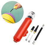 Maxbell Mini Pump for Bike Compact Accurate Inflation for Balloon Football Red