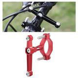Maxbell Bicycle Water Bottle Cage Holder Bike Kettle Rack for Mountain Bikes Red
