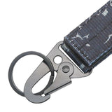 Maxbell Nylon Webbing Buckle Hanging Belt Key Hook for Outdoor Activities Climbing Navy Blue Camouflage