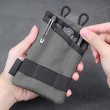 Maxbell Portable Tool Bag Foldable Oxford Cloth Easy to Carry for Hunting Camping Grey