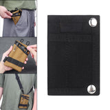 Maxbell Multi Use EDC Organizer Outdoor Sundries Bag Tool Bag Pocket Organizer Black