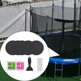 Maxbell Strong Trampoline Repair Patches Fixing Hole Cover Durable Tape 4"x 4" 5 PCS