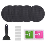 Maxbell Strong Trampoline Repair Patches Fixing Hole Cover Durable Tape 4"x 4" 5 PCS