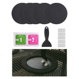 Maxbell Strong Trampoline Repair Patches Fixing Hole Cover Durable Tape 4"x 4" 5 PCS