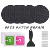 Maxbell Strong Trampoline Repair Patches Fixing Hole Cover Durable Tape 4"x 4" 5 PCS