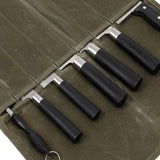 Maxbell Portable Chef Roll Bag Cooking Tools Storage for Kitchen Camping Travel