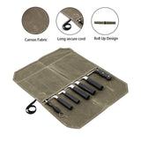 Maxbell Portable Chef Roll Bag Cooking Tools Storage for Kitchen Camping Travel