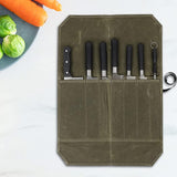 Maxbell Portable Chef Roll Bag Cooking Tools Storage for Kitchen Camping Travel