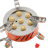 Maxbell 17800W Camping Gas Stove Windproof Stove Burner for Cooking Fishing Outdoor