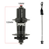 Maxbell Mountain Road Bike Bicycle 2/4Bearings for Cycling Wheels Installation Tool 1 Rear  Black