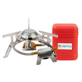 Maxbell Portable Camping Gas Stove Mini Cooker Gear for Fishing Cooking Camping