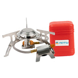 Maxbell Portable Camping Gas Stove Mini Cooker Gear for Fishing Cooking Camping