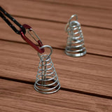 Maxbell 10Pcs Tent Stakes Deck Anchor Peg Spring Buckle Tent Accessories for Outdoor Black